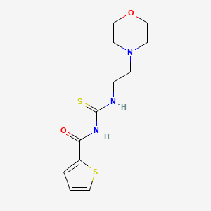 N-({[2-(4-morpholinyl)ethyl]amino}carbonothioyl)-2-thiophenecarboxamide