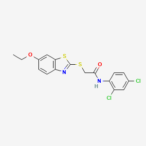 N~1~-(2,4-DICHLOROPHENYL)-2-[(6-ETHOXY-1,3-BENZOTHIAZOL-2-YL)SULFANYL]ACETAMIDE