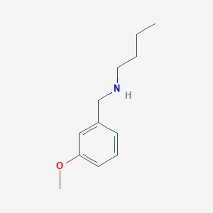 molecular formula C12H19NO B366510 N-[(3-甲氧苯基)甲基]丁-1-胺 CAS No. 60509-46-8