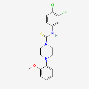 N-(3,4-dichlorophenyl)-4-(2-methoxyphenyl)piperazine-1-carbothioamide