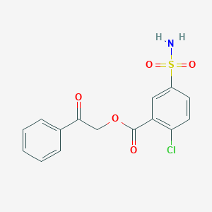 Phenacyl 2-chloro-5-sulfamoylbenzoate