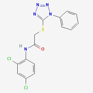 N~1~-(2,4-DICHLOROPHENYL)-2-[(1-PHENYL-1H-1,2,3,4-TETRAAZOL-5-YL)SULFANYL]ACETAMIDE