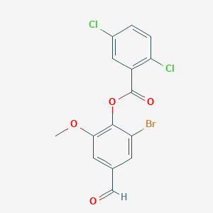 (2-Bromo-4-formyl-6-methoxyphenyl) 2,5-dichlorobenzoate