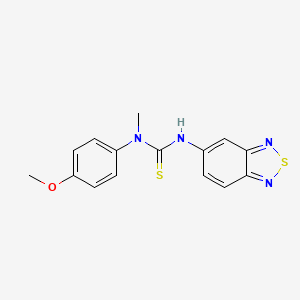 N'-2,1,3-benzothiadiazol-5-yl-N-(4-methoxyphenyl)-N-methylthiourea