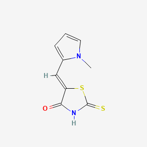 5-[(1-methyl-1H-pyrrol-2-yl)methylene]-2-thioxo-1,3-thiazolidin-4-one