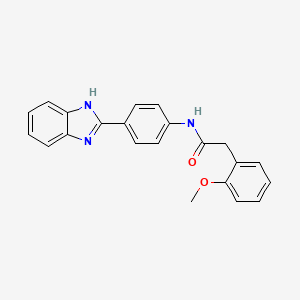 N-[4-(1H-1,3-BENZODIAZOL-2-YL)PHENYL]-2-(2-METHOXYPHENYL)ACETAMIDE