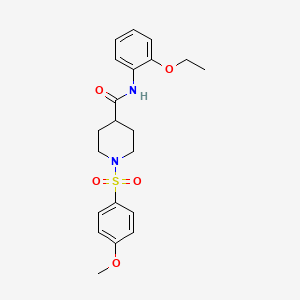 N-(2-ethoxyphenyl)-1-[(4-methoxyphenyl)sulfonyl]-4-piperidinecarboxamide