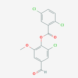 (2-Chloro-4-formyl-6-methoxyphenyl) 2,5-dichlorobenzoate