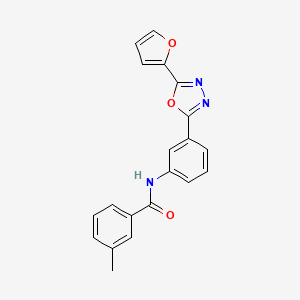 N-{3-[5-(2-furyl)-1,3,4-oxadiazol-2-yl]phenyl}-3-methylbenzamide