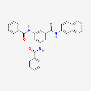 3,5-bis(benzoylamino)-N-2-naphthylbenzamide