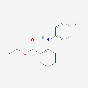 Ethyl 2-[(4-methylphenyl)amino]cyclohex-1-ene-1-carboxylate