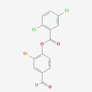 (2-Bromo-4-formylphenyl) 2,5-dichlorobenzoate