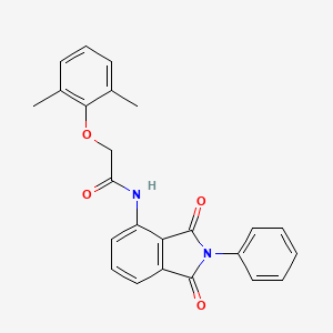 2-(2,6-dimethylphenoxy)-N-(1,3-dioxo-2-phenyl-2,3-dihydro-1H-isoindol-4-yl)acetamide