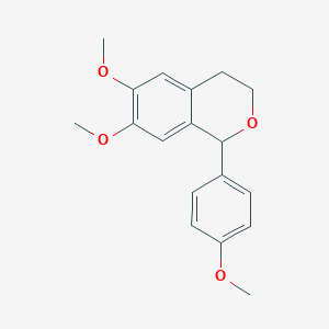 6,7-dimethoxy-1-(4-methoxyphenyl)-3,4-dihydro-1H-isochromene