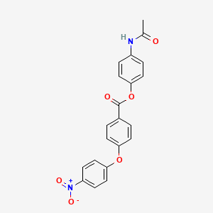 4-(acetylamino)phenyl 4-(4-nitrophenoxy)benzoate