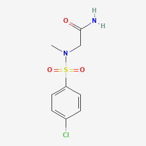 N~2~-[(4-chlorophenyl)sulfonyl]-N~2~-methylglycinamide