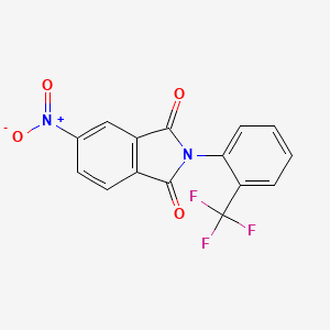 5-nitro-2-[2-(trifluoromethyl)phenyl]-1H-isoindole-1,3(2H)-dione