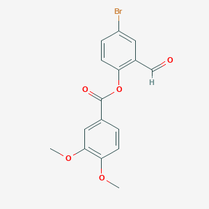 (4-Bromo-2-formylphenyl) 3,4-dimethoxybenzoate