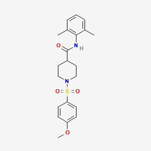 N-(2,6-dimethylphenyl)-1-[(4-methoxyphenyl)sulfonyl]-4-piperidinecarboxamide