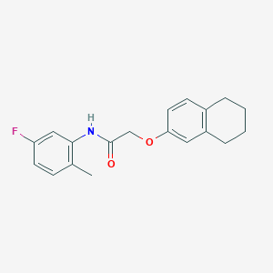 N-(5-fluoro-2-methylphenyl)-2-(5,6,7,8-tetrahydronaphthalen-2-yloxy)acetamide