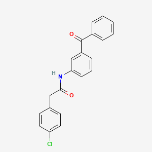 N-(3-benzoylphenyl)-2-(4-chlorophenyl)acetamide