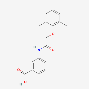 3-{[(2,6-dimethylphenoxy)acetyl]amino}benzoic acid