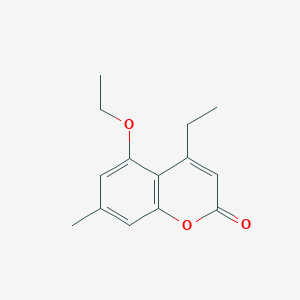 5-ethoxy-4-ethyl-7-methyl-2H-chromen-2-one