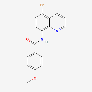 N-(5-bromoquinolin-8-yl)-4-methoxybenzamide