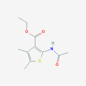 B366718 Ethyl 2-(acetylamino)-4,5-dimethylthiophene-3-carboxylate CAS No. 13267-52-2