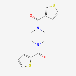 [4-(thiophene-2-carbonyl)piperazin-1-yl]-thiophen-3-ylmethanone