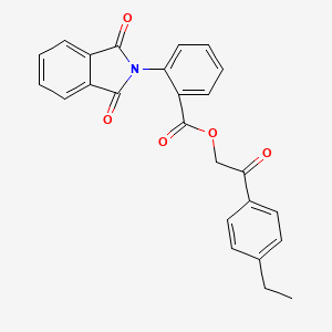 2-(4-ethylphenyl)-2-oxoethyl 2-(1,3-dioxo-1,3-dihydro-2H-isoindol-2-yl)benzoate