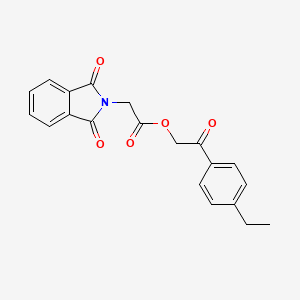 2-(4-ethylphenyl)-2-oxoethyl (1,3-dioxo-1,3-dihydro-2H-isoindol-2-yl)acetate