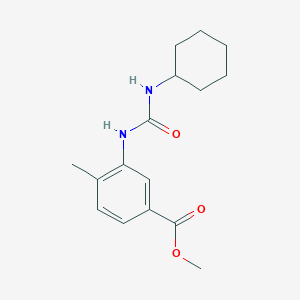 Methyl 3-(cyclohexylcarbamoylamino)-4-methylbenzoate