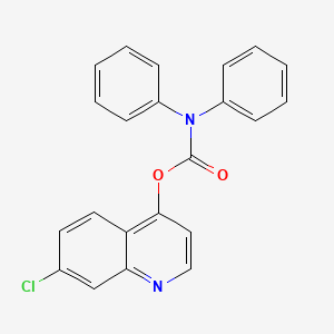 7-CHLOROQUINOLIN-4-YL N,N-DIPHENYLCARBAMATE