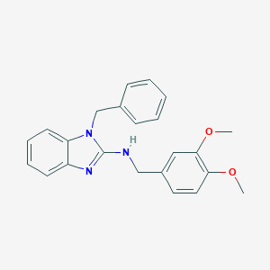 molecular formula C23H23N3O2 B366744 1-benzyl-N-(3,4-dimethoxybenzyl)-1H-benzimidazol-2-amine CAS No. 331850-32-9