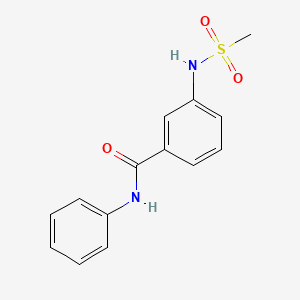 3-[(methylsulfonyl)amino]-N-phenylbenzamide