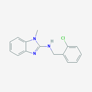 B366749 N-(2-chlorobenzyl)-1-methyl-1H-benzimidazol-2-amine CAS No. 380642-10-4