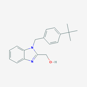 B366751 [1-(4-tert-butylbenzyl)-1H-benzimidazol-2-yl]methanol CAS No. 431995-88-9