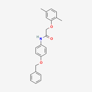 N-[4-(benzyloxy)phenyl]-2-(2,5-dimethylphenoxy)acetamide