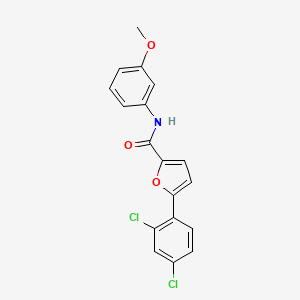 5-(2,4-dichlorophenyl)-N-(3-methoxyphenyl)furan-2-carboxamide