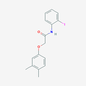 2-(3,4-dimethylphenoxy)-N-(2-iodophenyl)acetamide