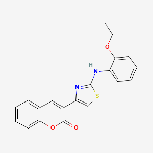 3-{2-[(2-ethoxyphenyl)amino]-1,3-thiazol-4-yl}-2H-chromen-2-one