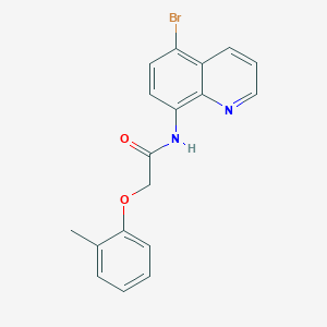 N-(5-bromoquinolin-8-yl)-2-(2-methylphenoxy)acetamide