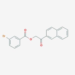 2-(2-naphthyl)-2-oxoethyl 3-bromobenzoate