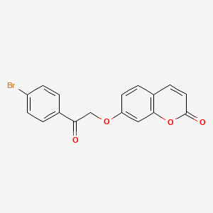 7-[2-(4-bromophenyl)-2-oxoethoxy]-2H-chromen-2-one