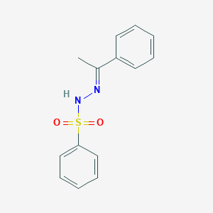 molecular formula C14H14N2O2S B366788 N'-(1-苯乙叉基)苯磺酰肼 CAS No. 1667723-82-1