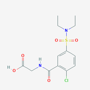 N-{2-chloro-5-[(diethylamino)sulfonyl]benzoyl}glycine