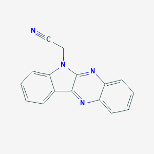 molecular formula C16H10N4 B366798 2-Indolo[3,2-b]quinoxalin-6-ylacetonitrile CAS No. 111756-84-4