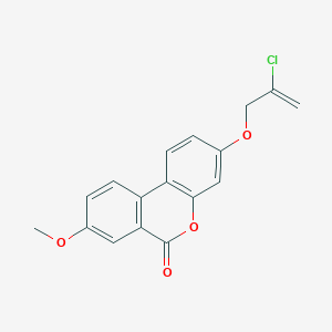 3-[(2-chloro-2-propen-1-yl)oxy]-8-methoxy-6H-benzo[c]chromen-6-one