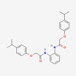 N,N'-1,2-phenylenebis[2-(4-isopropylphenoxy)acetamide]